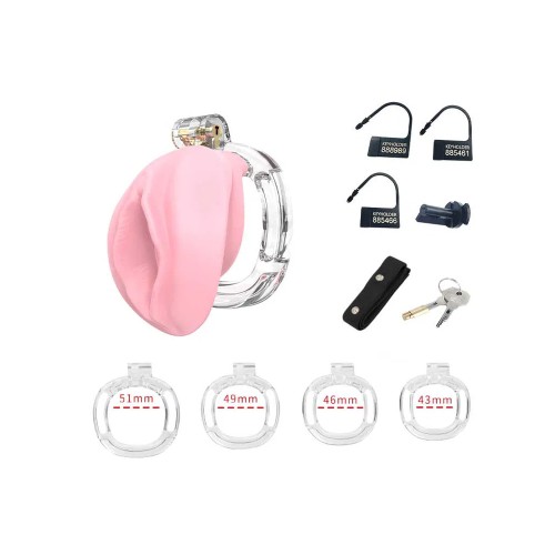 Rimba P-Cage PC10 Jaula de Castidad para Pene Rosa