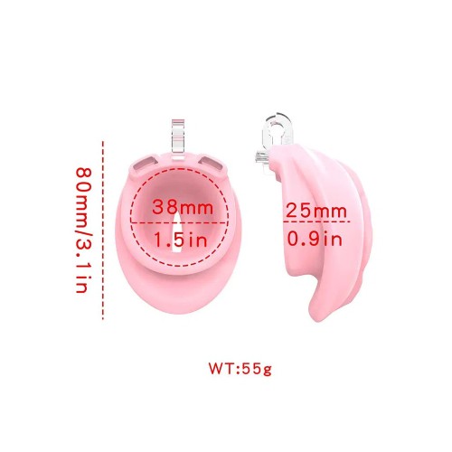 Rimba P-Cage PC10 Pink Penis Chastity Cage