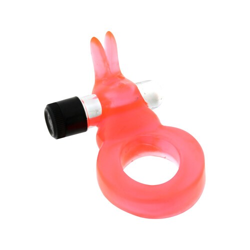Jelly Rabbit Vibrating Cock Ring for Couples