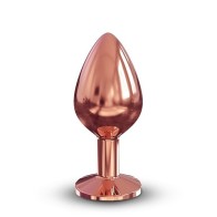 Plug Anal Dorcel Diamond en Oro Rosa para Juego Elegante
