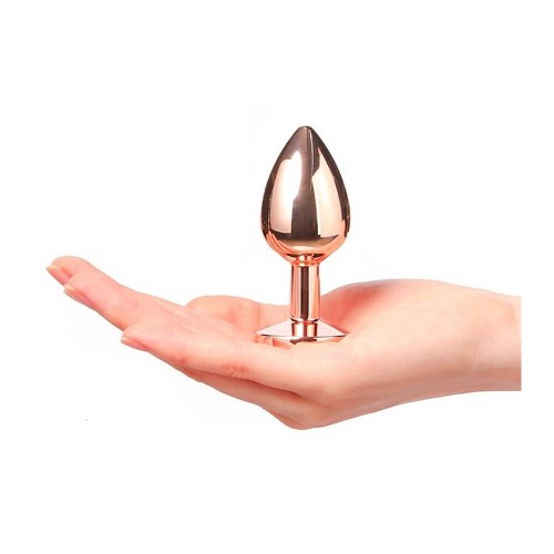 Plug Anal Dorcel Diamond en Oro Rosa para Juego Elegante