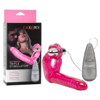 Anillo Vibrador Triple Estimulador Ultimate