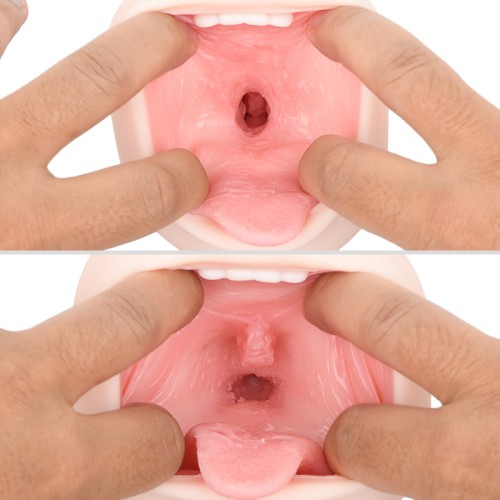 Magic Eyes Boca de la Verdad Masturbador Suave para Placer Realista