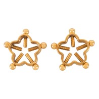 Pinzas para Pezones Golden Flower de Bad Kitty