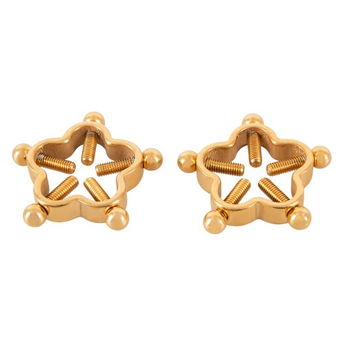 Pinzas para Pezones Golden Flower de Bad Kitty