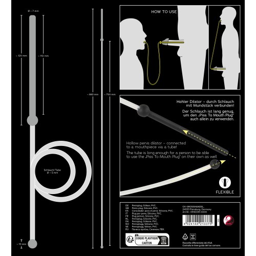 Piss To Mouth Dilator for Adventurous Exploration
