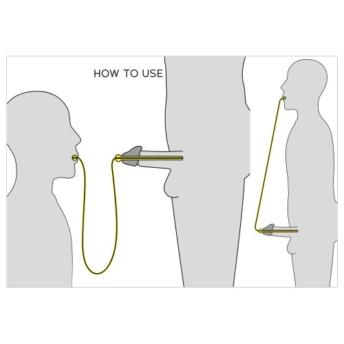 Piss To Mouth Dilator for Adventurous Exploration