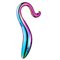 Dildo Curvado Glamour Glass para Placer Elegante
