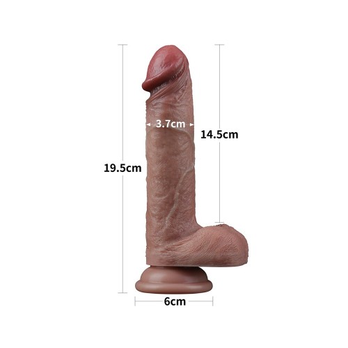 Dildo de Silicona de Capa Dual Lovetoy para Placer Auténtico