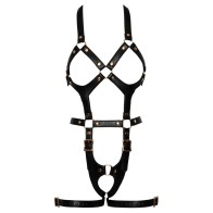 Bad Kitty Leather Look Body Harness for Bold Style
