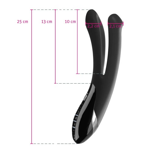 Tingling Aparte Estim Vibrator for Double Stimulation