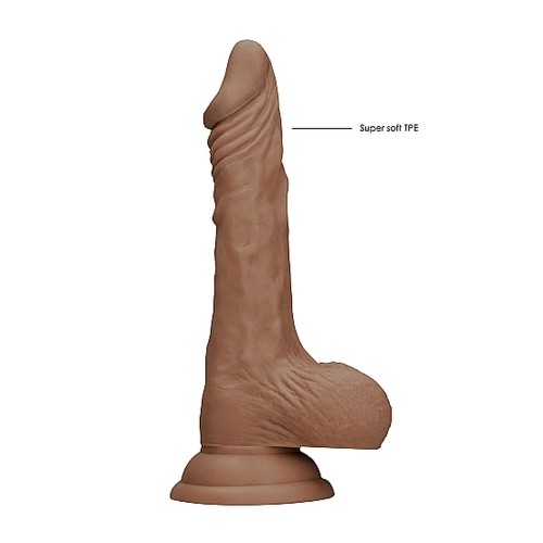 RealRock 7 Inch Dong with Testicles - Lifelike Pleasure