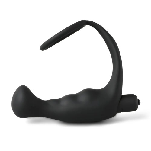 Vibrador Plug Anal de Silicona Negra