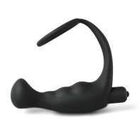Vibrador Plug Anal de Silicona Negra