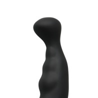Vibrador Plug Anal de Silicona Negra