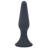 Plug Anal Mediano Clásico de Silicona Negra