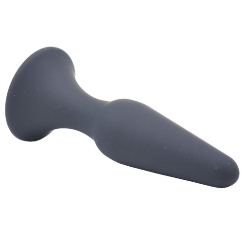 Plug Anal Mediano Clásico de Silicona Negra