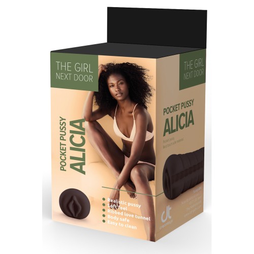 Masturbador Alicia La Chica de al Lado para Placer Realista