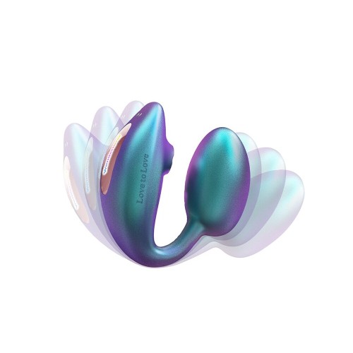 Vibrador Clitoridis Wonderlover con Diseño Flapping
