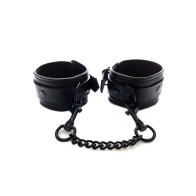 Esposas Negras Simples para Juego de Bondage Versátil