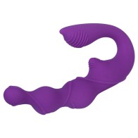 Evolved Come Together Pink Strapless Strap-On Double Vibrator