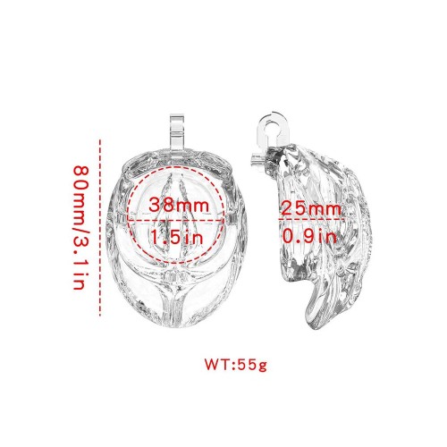 Rimba P-Cage PC10 Transparent Chastity Cage