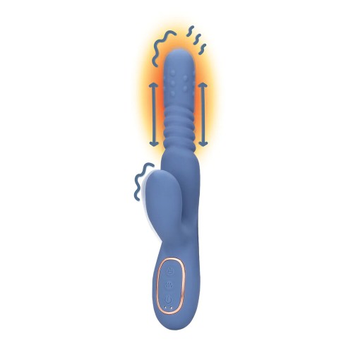 Vibrador Conejito con Perlas Rotativas y Calentador para Estimulación Absoluta