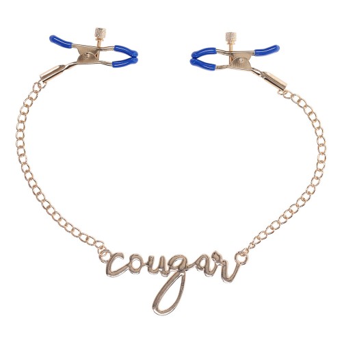 Stylish Sportsheets Cougar Nipple Clamps for Sensation Play