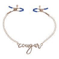 Stylish Sportsheets Cougar Nipple Clamps for Sensation Play