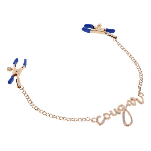 Stylish Sportsheets Cougar Nipple Clamps for Sensation Play