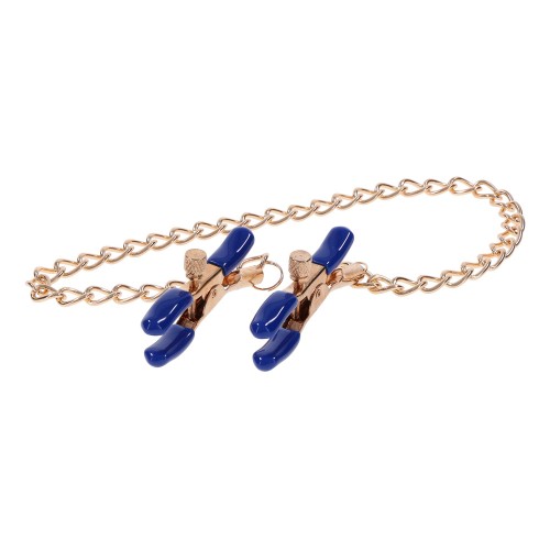 Mejores Pinzas para Pezones con Cadena Cougar para Placer Sensual