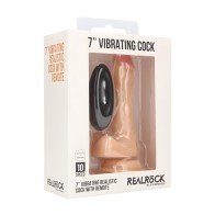 Pene Realista Vibrante 7 Pulgadas - Rosa Carne