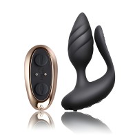 Vibrador de Parejas Rocks Off Cocktail - Negro