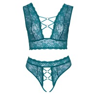 Cottelli Curves XXXXL Bralette and Thong Set