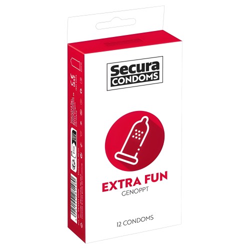 Condones Secura 12 Pack Extra Diversión