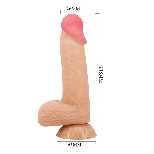 Pretty Love Lisle Sliding Skin Dildo - 8 Inch