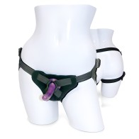 SportSheets New Cummers Strap On Dildo Kit - Purple - 5.25 Inches