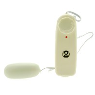 Secret Service Vibrating Pleasure Bullet - White