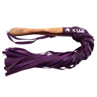 Rouge Garments Purple Leather Flogger 23 Inches