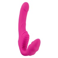Vibrating Strapless Strap-On 2 - Pink