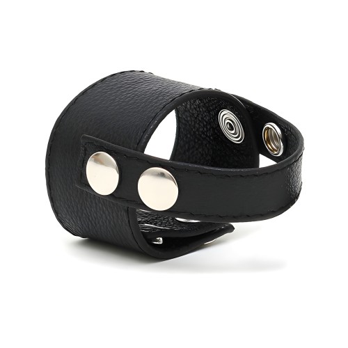 Rimba Leather Cock Ring Strap