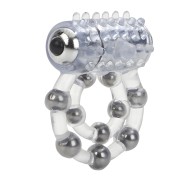 California Exotic 10 Bead Maximus Cock Ring - Clear