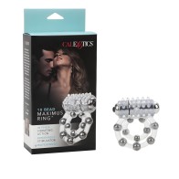 California Exotic 10 Bead Maximus Cock Ring - Clear