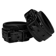Ouch Luxury Black Hand Cuffs