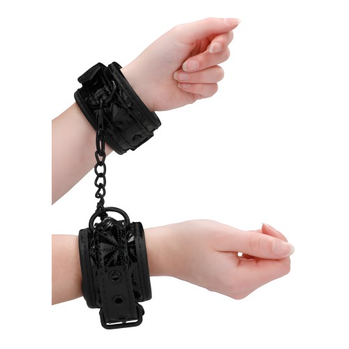 Ouch Luxury Black Hand Cuffs