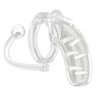 Man Cage 11 Male Chastity Cage - Clear