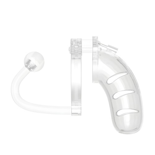 Man Cage 11 Male Chastity Cage - Clear