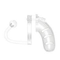 Man Cage 11 Male Chastity Cage - Clear