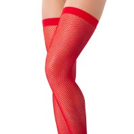 Sexy Red Fishnet Stockings
