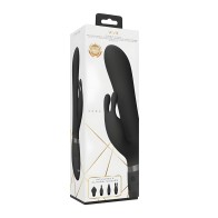Vive Chou Double Action Interchangeable Rabbit Vibrator Black